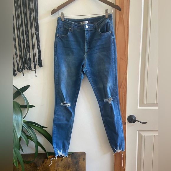 🌸 Revamped 🌸 medium wash skinny jeans - Picture 1 of 7